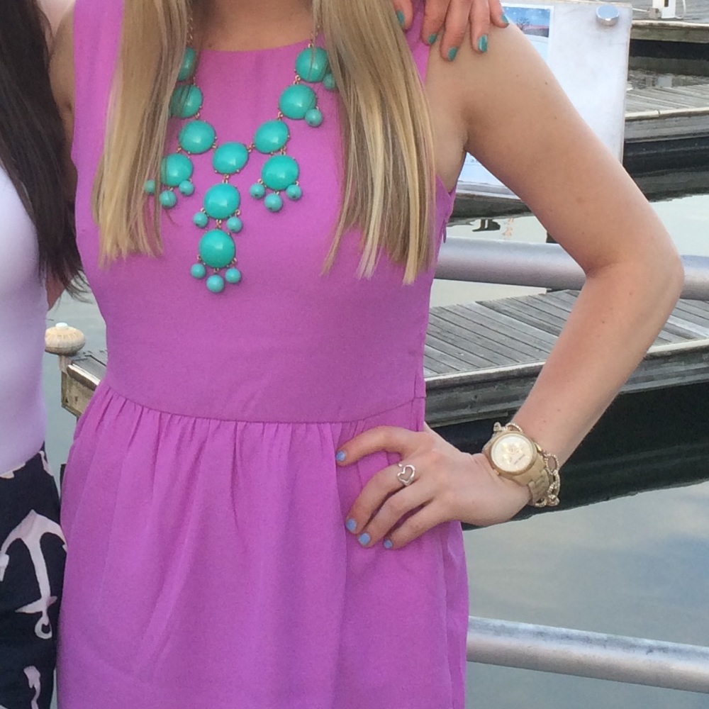 JCrew Lavender dress with pockets